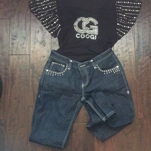 Juniors Coogi Shirt and Jeans 11/12 $15.00